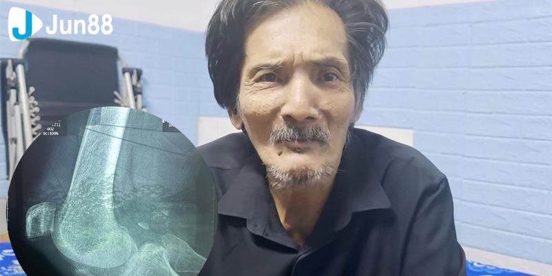 Diễn viên Thương Tín tại Bệnh viện Chấn thương Chỉnh hình TPHCM