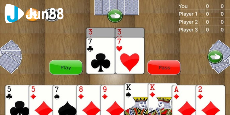 Cách dụ heo đỏ để chặt là một cách ép đối thủ ra bài mạnh nhất