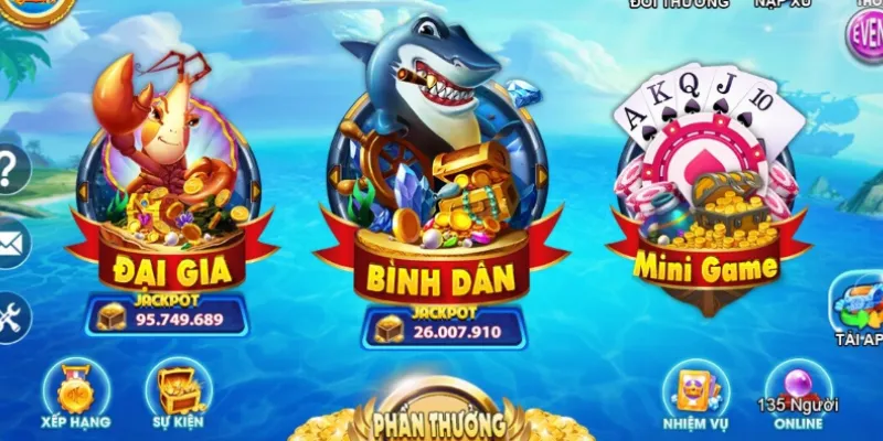 Các tính năng đặc biệt trong Thần Tài Bắn Cá Kubet