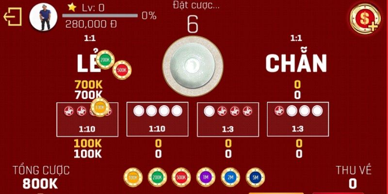 Đôi nét về ván game xóc đĩa chẵn lẻ