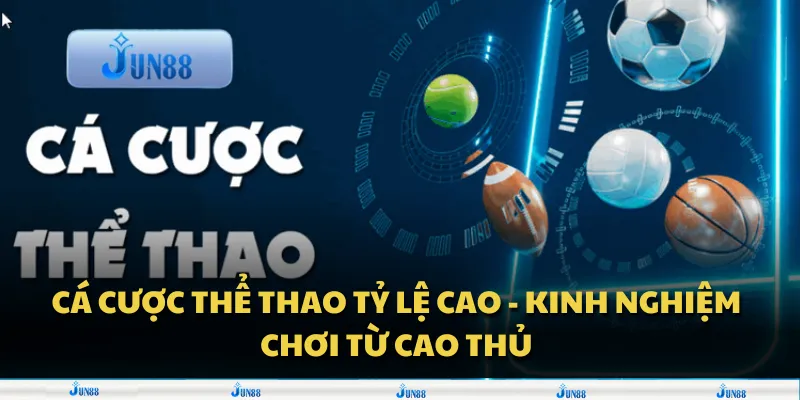 Cá cược thể thao tỷ lệ cao - Kinh nghiệm chơi từ cao thủ