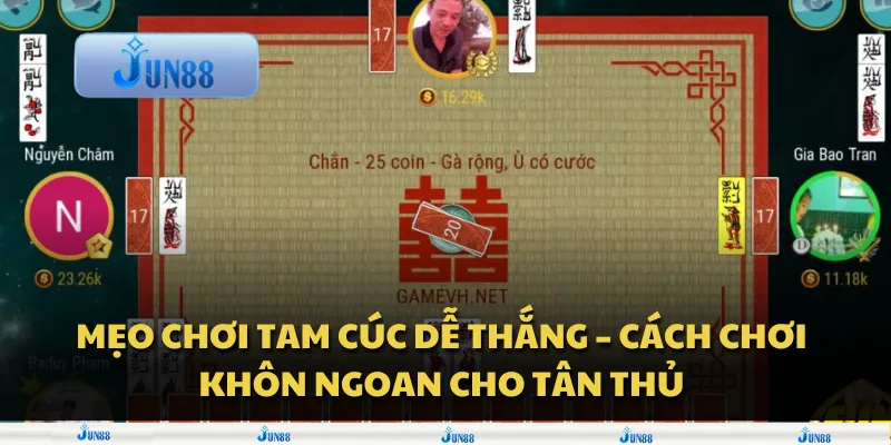 Mẹo chơi Tam Cúc dễ thắng – Cách chơi khôn ngoan cho tân thủ 1 Mẹo chơi Tam Cúc dễ thắng – Cách chơi khôn ngoan cho tân thủ