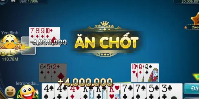 Chiến thuật ăn cây chốt trong phỏm - Thời điểm ra bài chuẩn 2 Tìm hiểu vai trò của cây chốt trong phỏm