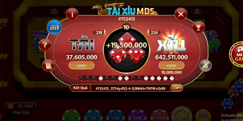 Tìm hiểu các loại kèo cược trong game tài xỉu
